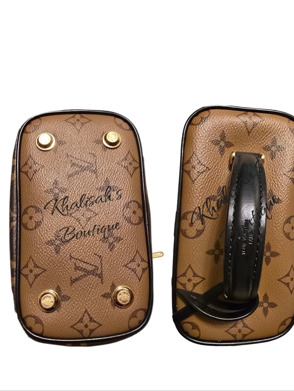 Authenticated Louis Vuitton LV Reverse Monogram Vanity PM Top Handle Classy - Picture 10 of 16